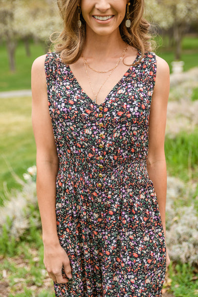 Want The Best Floral Jumpsuit