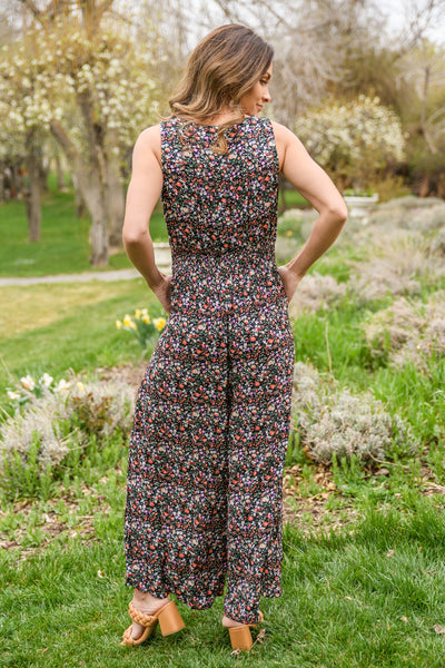 Want The Best Floral Jumpsuit