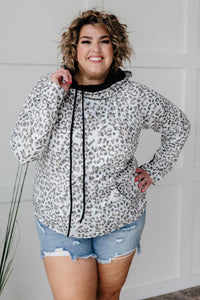 White Leopard Hoodie