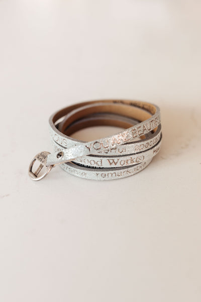 You Are Beautiful Wrap Around Bracelet