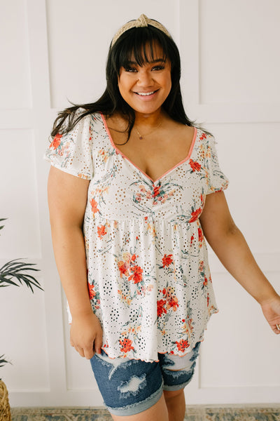 You're A Sweetheart Floral Top