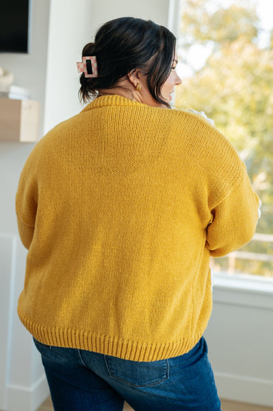 You're Enough Floral Cardigan