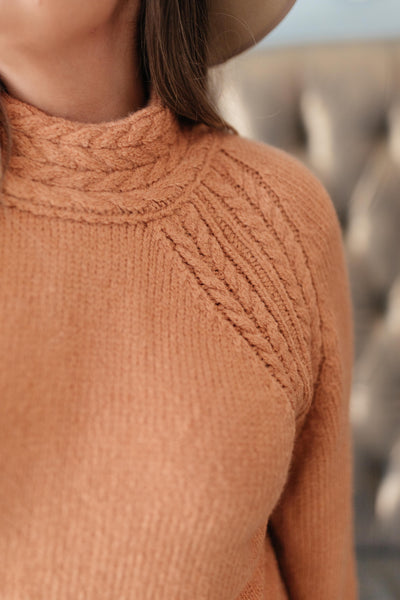 DOORBUSTER Your Favorite Knit Sweater in Carrot