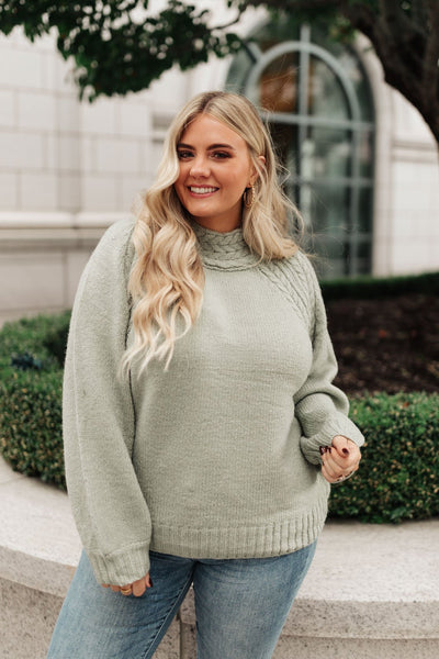 DOORBUSTER Your Favorite Knit Sweater in Lime