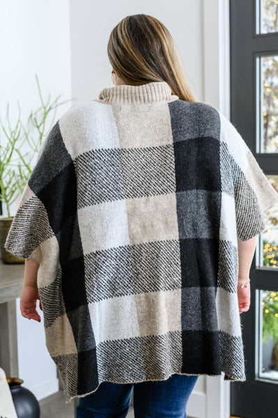 Your Next Favorite Roll Neck Sweater Poncho