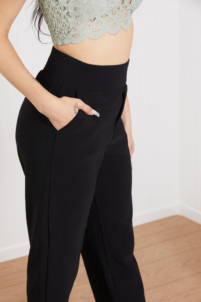Always Classy Cropped Pants in Black