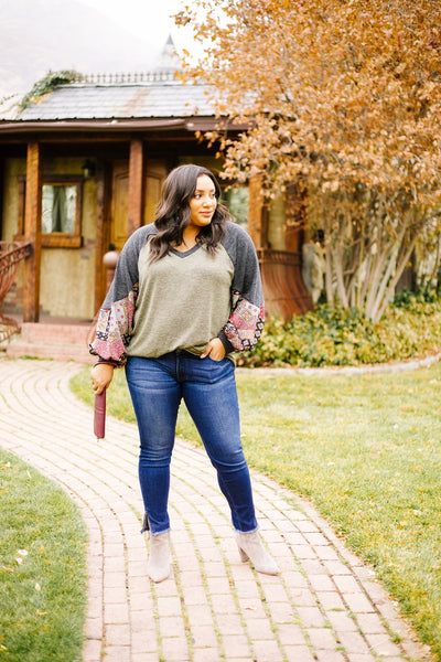 Ace Up Your Sleeve Blouse