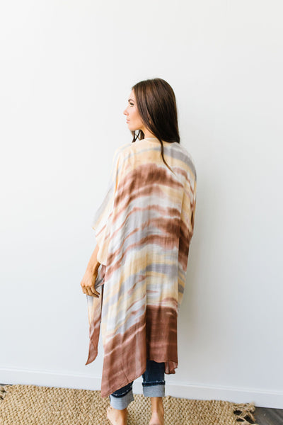 Afterglow Streaked Kimono