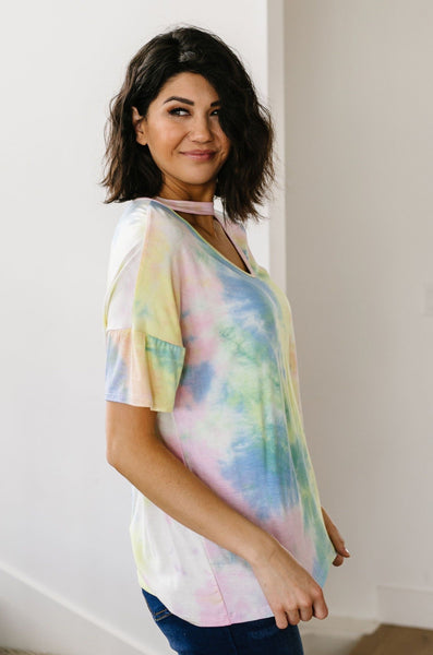 All Choked Up Tie Dye Top