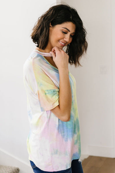 All Choked Up Tie Dye Top