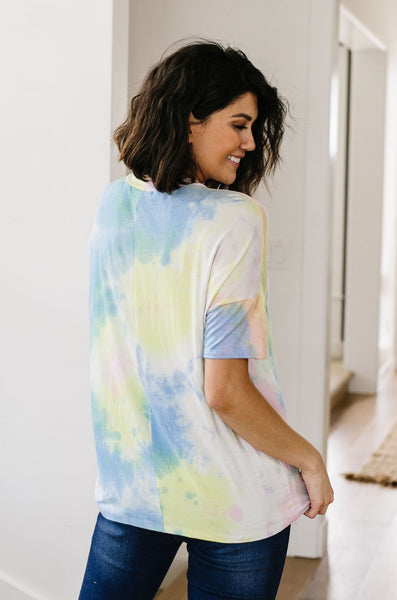 All Choked Up Tie Dye Top