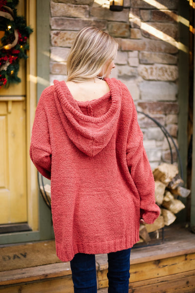 Ashlyn Hooded Fuzzy Sweater