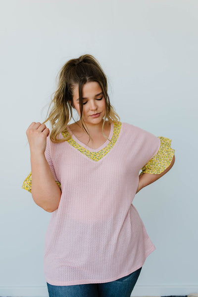 Briar Rose Waffle Knit Top