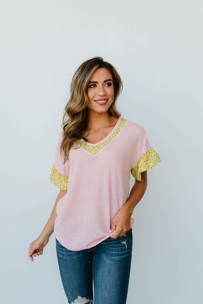 Briar Rose Waffle Knit Top