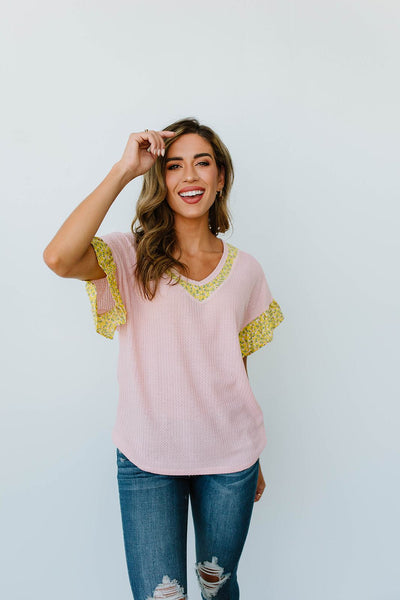 Briar Rose Waffle Knit Top