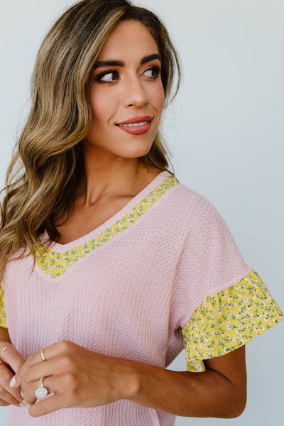 Briar Rose Waffle Knit Top