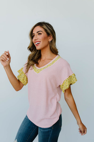 Briar Rose Waffle Knit Top