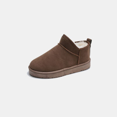 Faux Suede Thermal Lined Platform Boots - 3 color options!