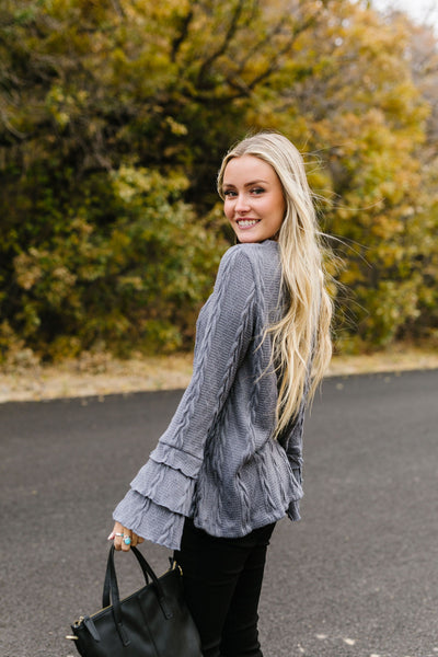 Caitlyn Cable Knit Top