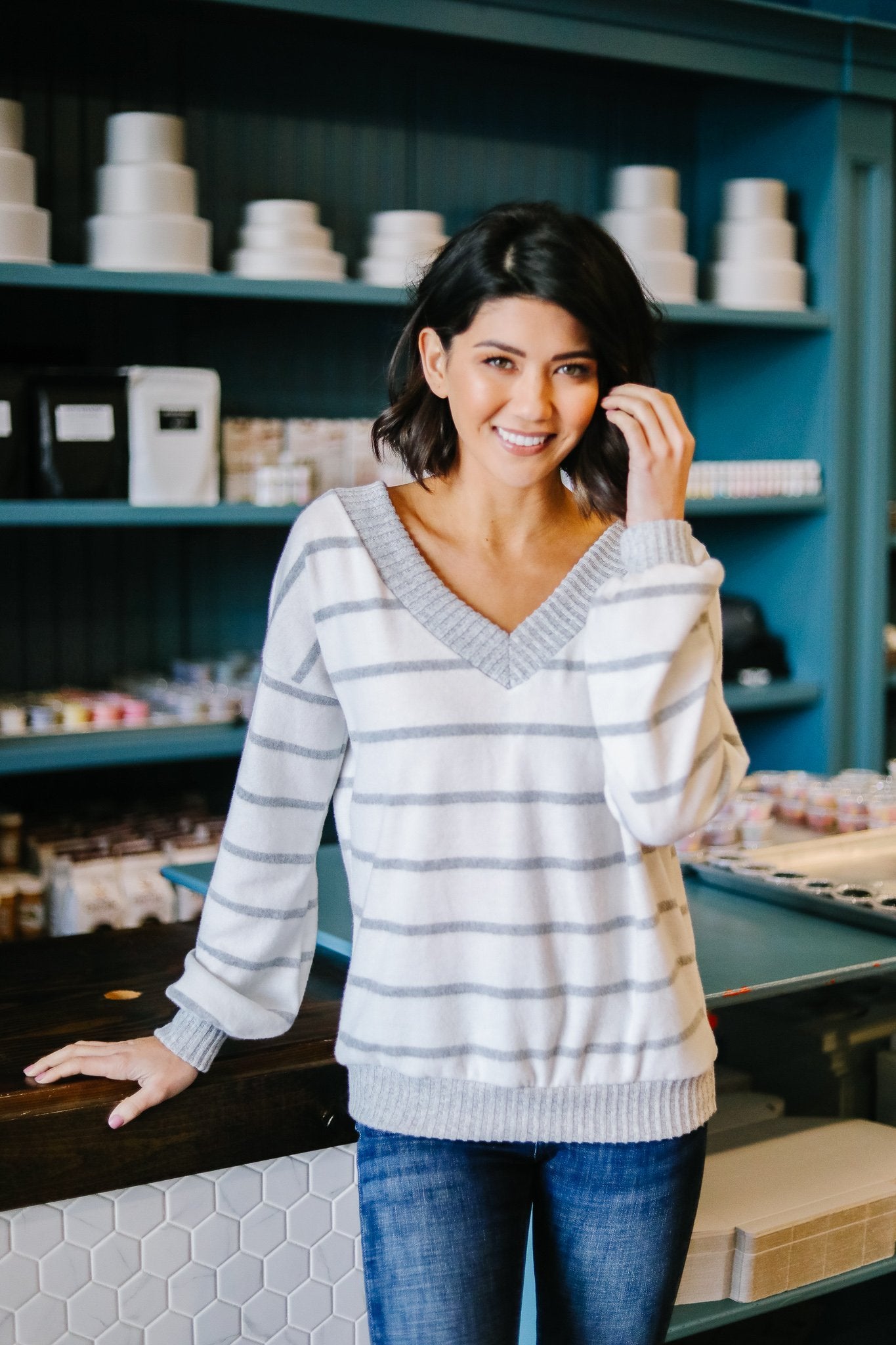 Cloudy Day Puff Sleeve Sweater