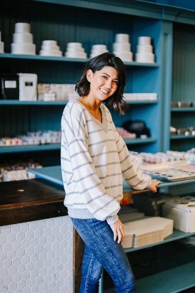 Cloudy Day Puff Sleeve Sweater