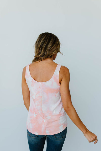 Cloudy With A Chance Of Stars Tank In Blush