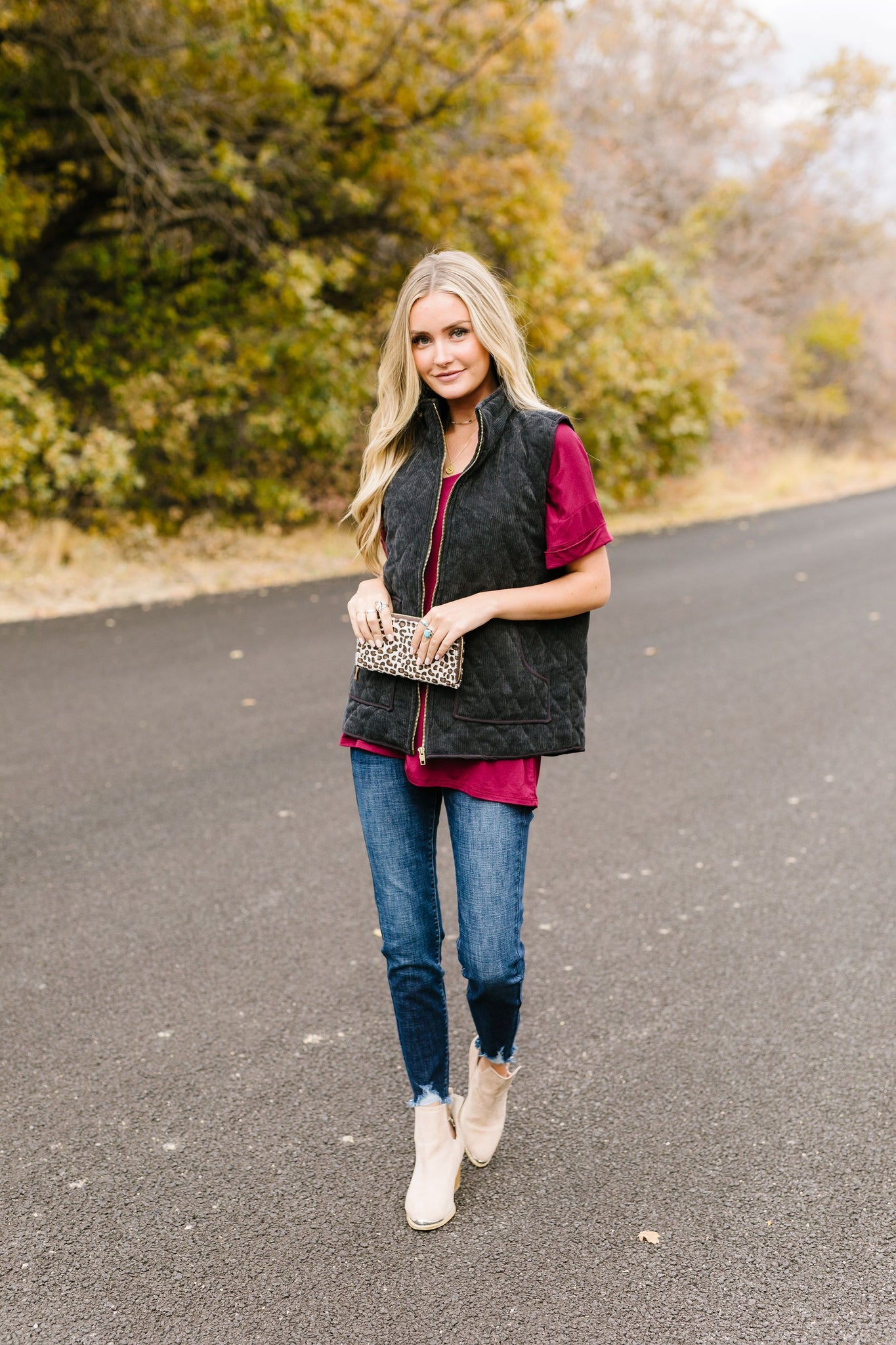 Courtney Corduroy Vest