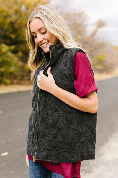 Courtney Corduroy Vest