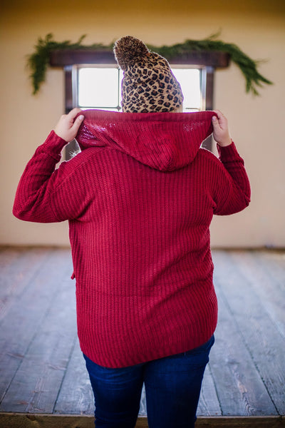 Cranberry Sweater Hoodie