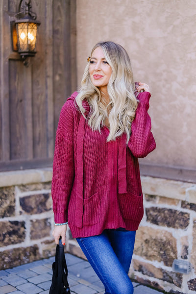 Cranberry Sweater Hoodie