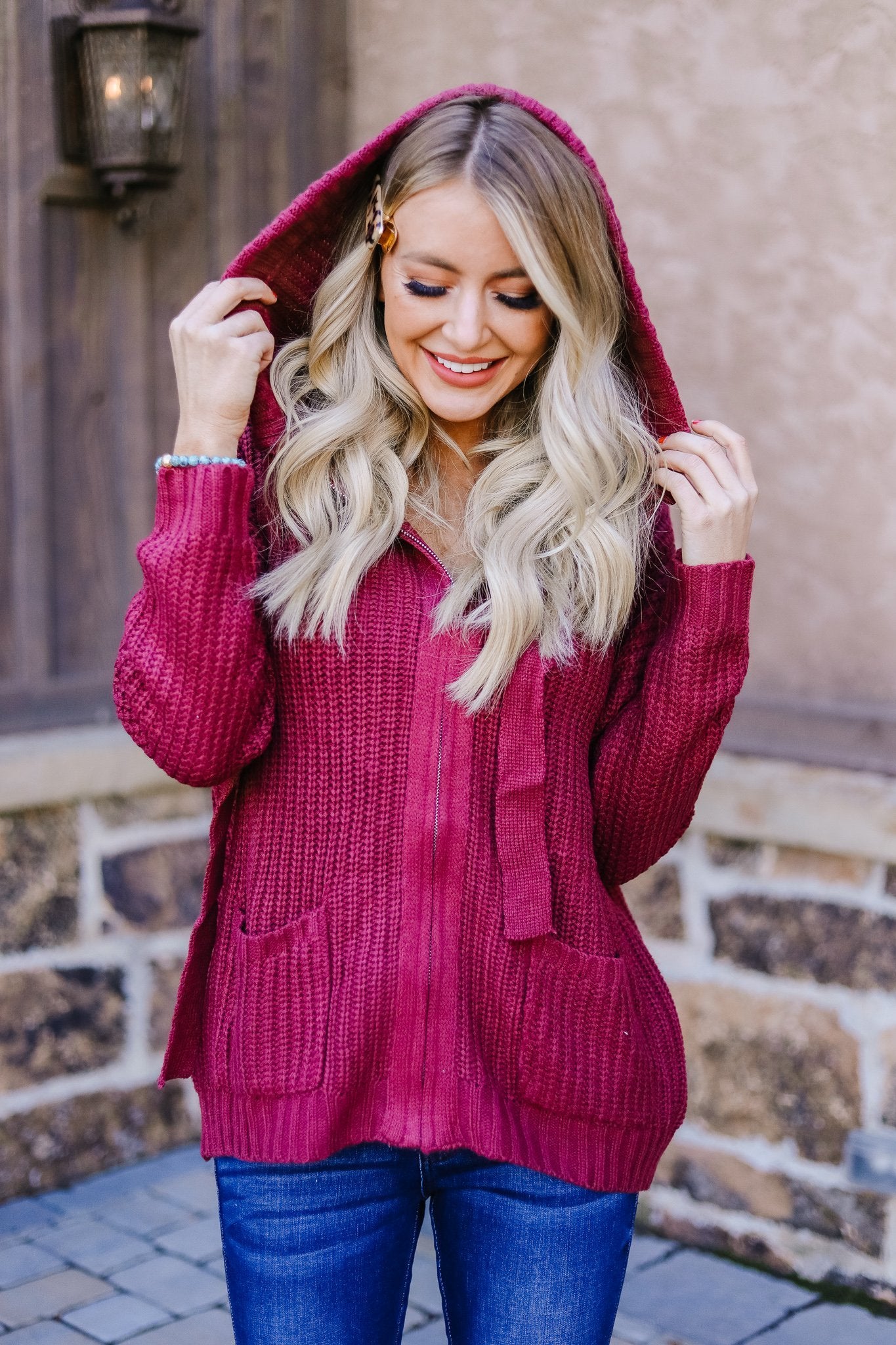 Cranberry Sweater Hoodie