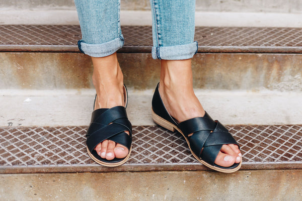 Crossroads Slip-On Sandals