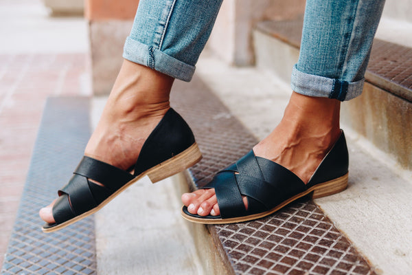 Crossroads Slip-On Sandals