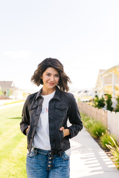 Dark + Mysterious Denim Jacket