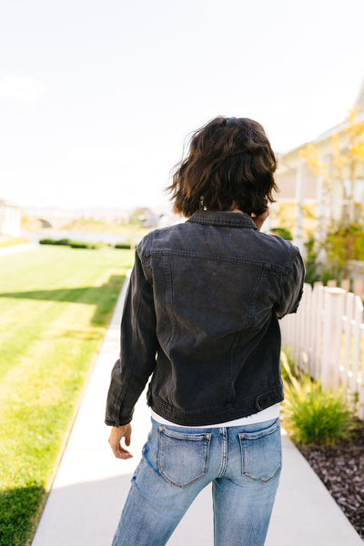 Dark + Mysterious Denim Jacket