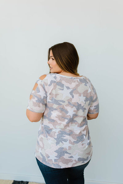 Desert Camo & Stars Top