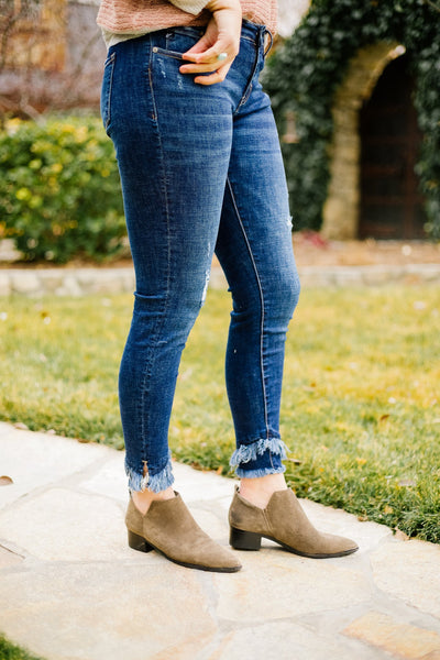 Double Trouble Fringed Jeans