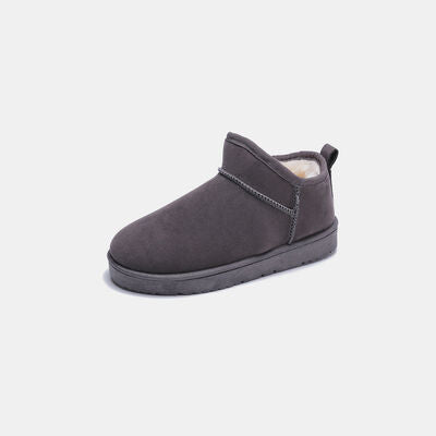 Faux Suede Thermal Lined Platform Boots - 3 color options!