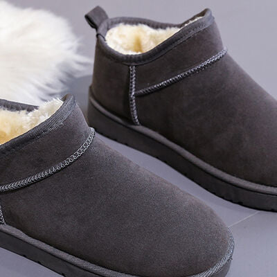 Faux Suede Thermal Lined Platform Boots - 3 color options!