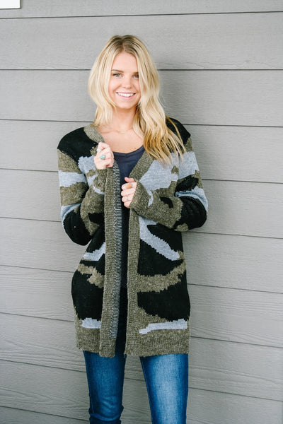 Lock & Load Camo Cardigan