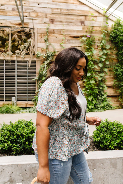 Floral Layering Top