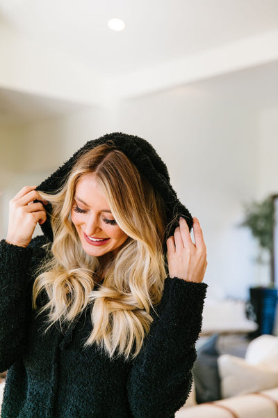 Fuzzy Kangaroo Pocket Hoodie