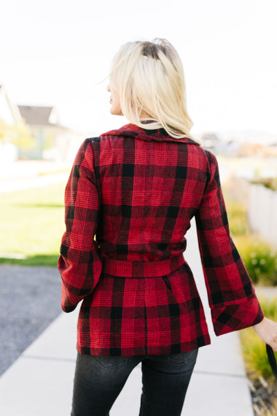 Gentle Breeze Plaid Jacket