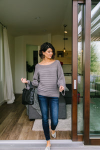 Good Lines Charcoal Sweater