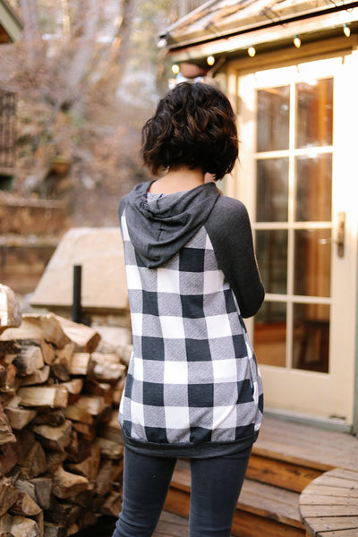 Good Or Plaid Raglan Hoodie