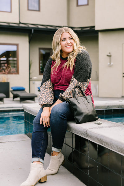 Hot Shot Color Block Top