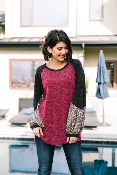 Hot Shot Color Block Top