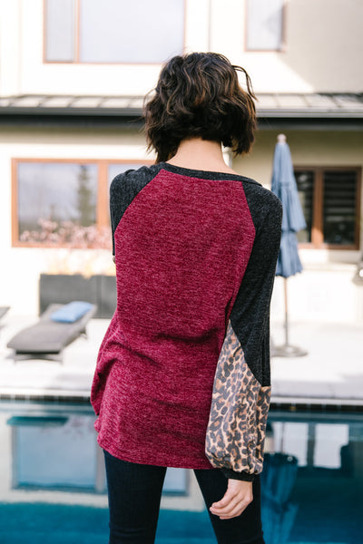 Hot Shot Color Block Top