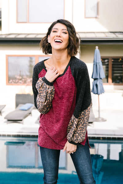 Hot Shot Color Block Top