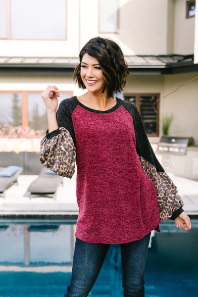 Hot Shot Color Block Top